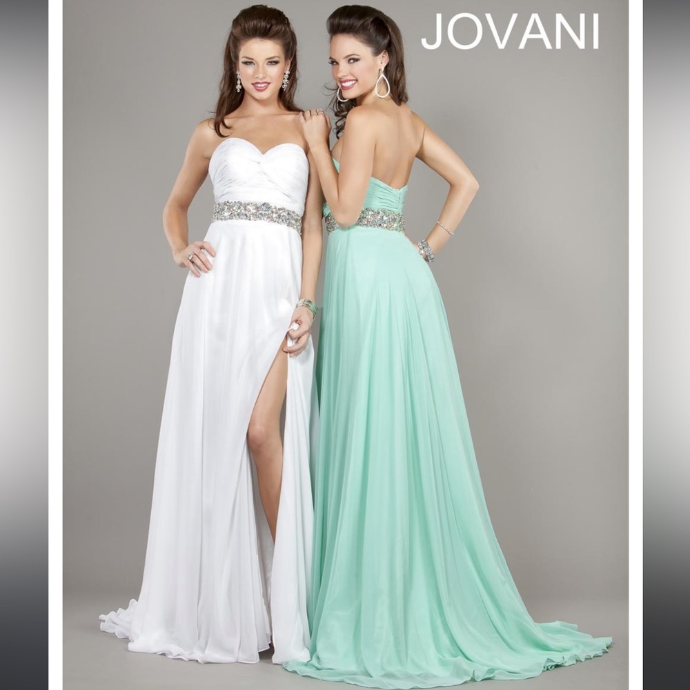 Jovani strapless dress